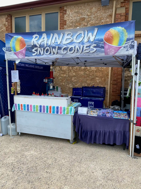 Rainbow Snow Cones